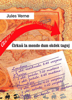Jules Verne. Chirkau la mondo dum okdek tagoj
