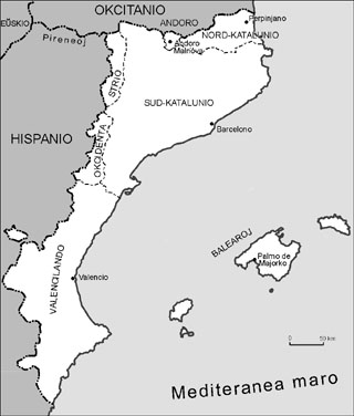 Mapo de Katalunio