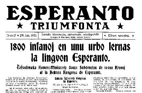 Esperanto Triumfonta