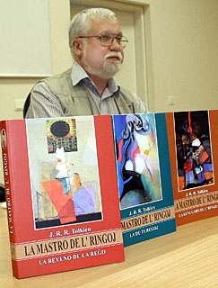 Aleksander Korzhenkov prezentas la libron en Siauliai (Fotis Choe Taesok)